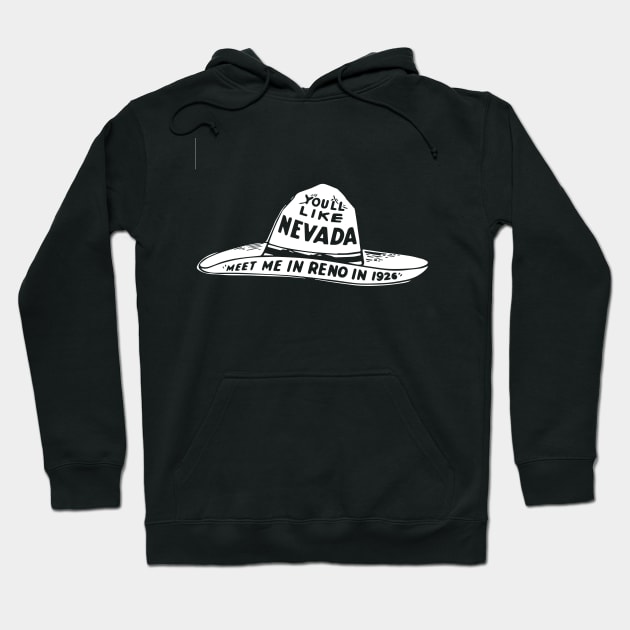 MEET ME IN RENO Hoodie by HAGEN